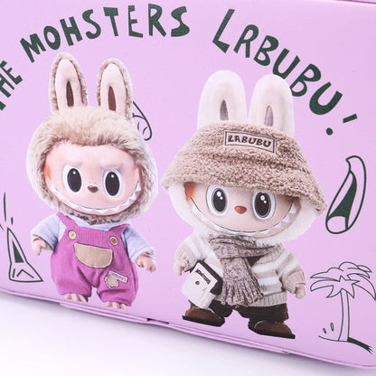 🔥Labubu Cute gift box（1 suitcase + 9 random items）