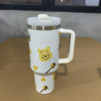 🔥Winnie Pooh Insulated Tumbler Cup 40 OZ🚚Free Shippment