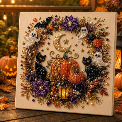 🔥Halloween Ghost Pearl Art DIY Kit – Spooky 3D Fall Décor