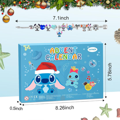 🔥Stitch Advent Calendar Charms 🎁Best Gift