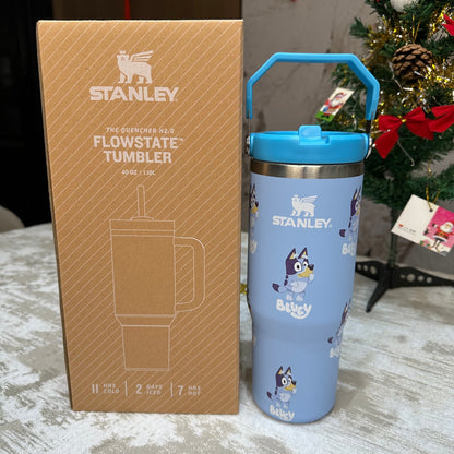 🔥  Bluey Blue Insulated Cup 30 OZ ✈️Free Shipping