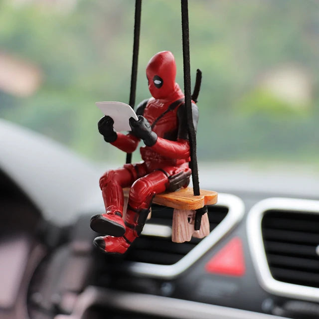 🔥Swinging Deadpool  + 🔥6 Deadpool Action Figures - Pack of 6